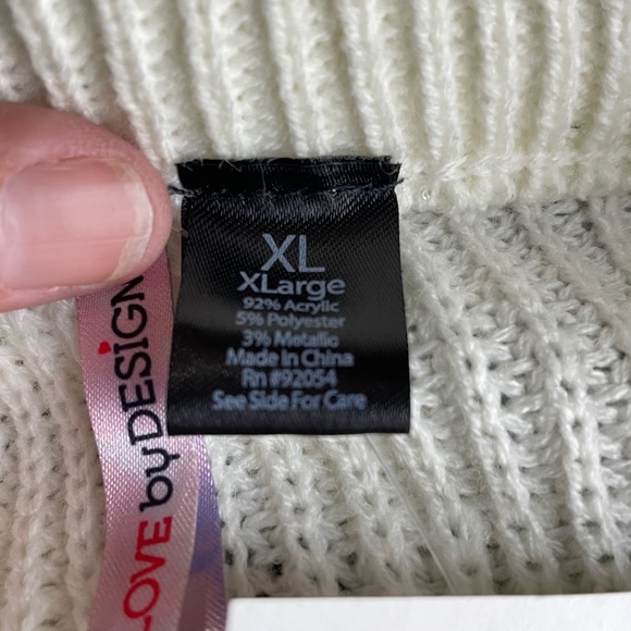 Women's Love by Design Stripe Sweater  - J81 - Picture 5 of 6